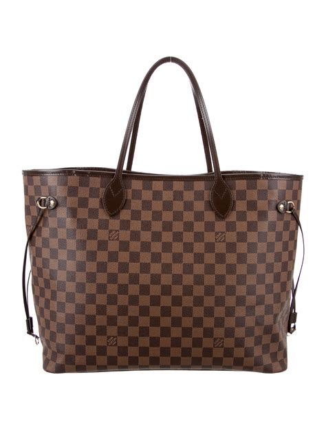 lv neverfull damier ebene gm review|louis vuitton damier ebene original.